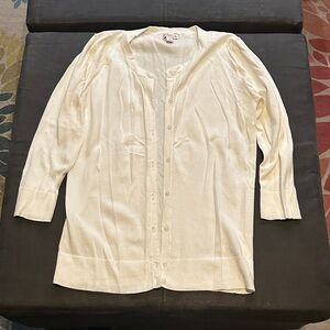 Merona White Cardigan Sweater